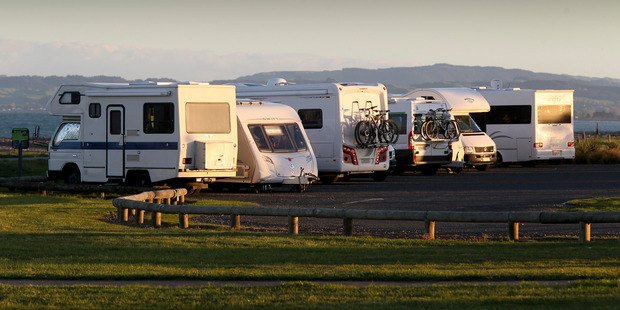Freedom campers are not just camping on selected sites but parking on private property without the owners' knowledge or permission. Photo / Warren Buckland