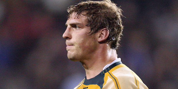 Australia's Dan Vickerman looks dejected after a loss to the All Blacks. Photo/NZPA