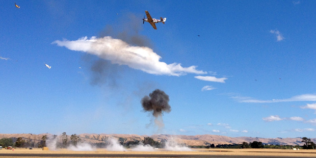 Wings Over Wairarapa 2015. This year's event has been cancelled due to poor weather. Photo / Lynda Feringa