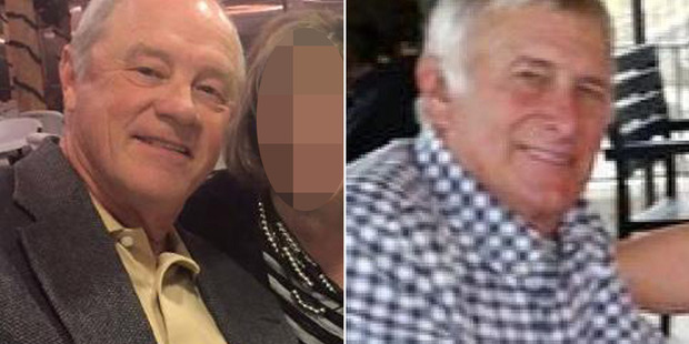 Russell Munsch, left, and Greg De Haven have been named as two of the US tourists who were killed in the plane crash.