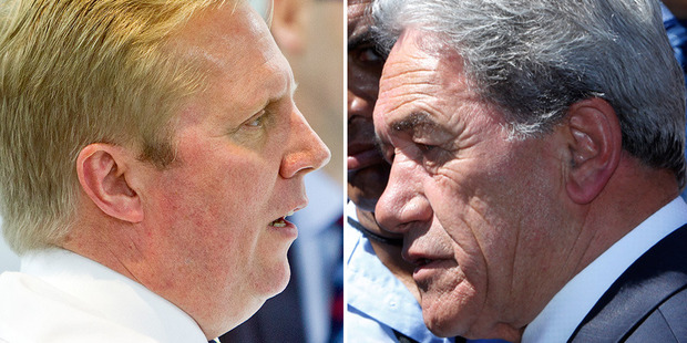 Todd McClay and Winston Peters met over dinner in the French capital. Photos / File