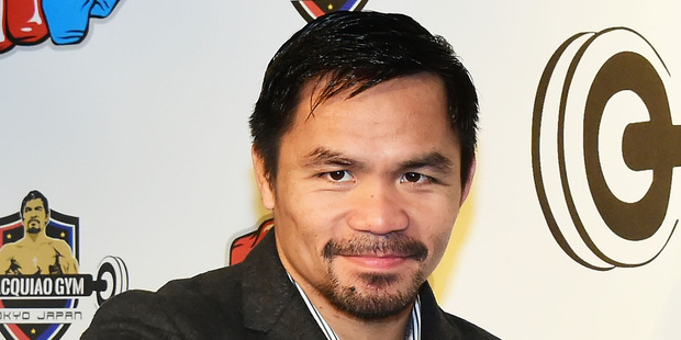 Filipino boxer Manny Pacquiao. Photo / Getty Images.