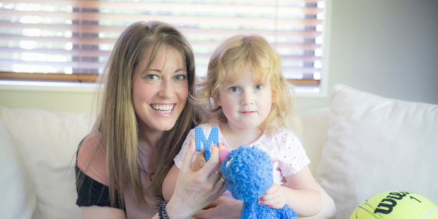 Amanda Davies with her daughter Lily-Grace, who has an extremely rare chromosome disorder. Photo/Michael Craig