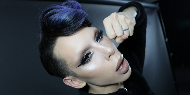 Makeup artist Vinny has plans to become a genderless alien. Photo / Caters