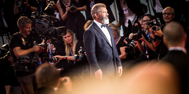 Director Mel Gibson attends the premiere of 'Hacksaw Ridge'. Photo / Getty Images
