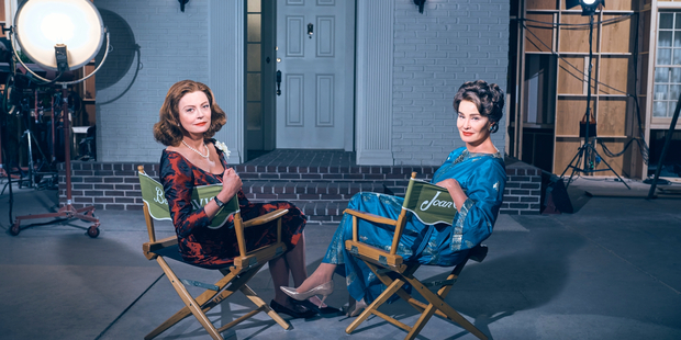 Susan Sarandon and Jessica Lange star in Feud: Bette and Joan, based on the real-life story of Bette Davis and Joan Crawford.