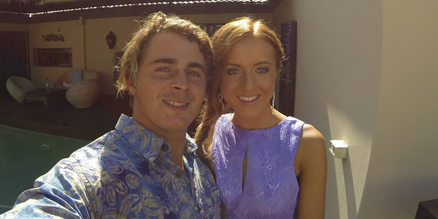 Sam Brown and his girlfriend Tarsha Wild. Photo / Facebook