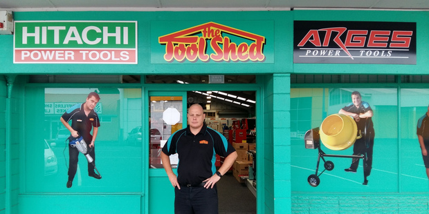The Tool Shed manager Duane Coker is losing a lot of business from parking situation in 2nd Ave. Photo/Ruth Keber