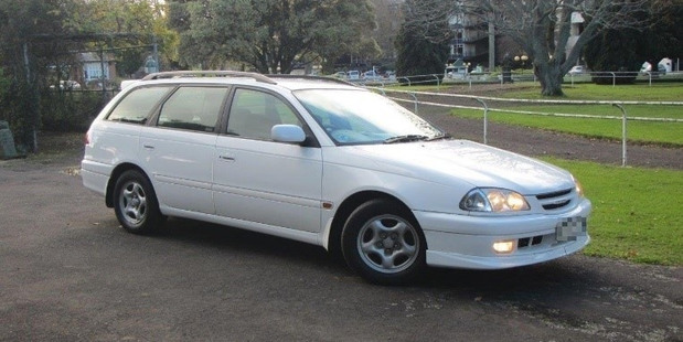 Missing man Michael Stewart may be driving a white Toyota Caldina, similar to the one pictured, with registration number EDD7.