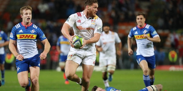The dynamic halfback battle between Tawera Kerr-Barlow (pictured) and Augustine Pulu is one
of the many match-ups that typify all that's good about Super Rugby's local derbies. Photo / Photosport