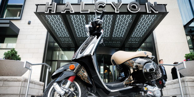 In Denver, HALCYON offers Vespas as an amenity. Photo / HALCYON