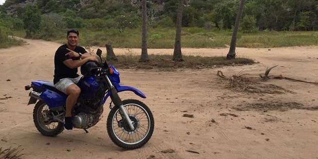 Roger Tuivasa Sheck on magnetic Island Queensland.