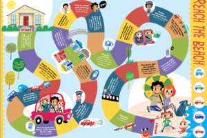 Reach the Beach board game. Photo / NZ Police