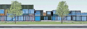 INNOVATIVE: Plans for a shipping container shopping development have been popular, with more 40 to 50 per cent of spaces already let.