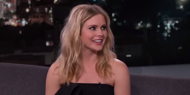 Loading Kiwi actress Rose McIver talks to Jimmy Kimmel on his late night talk show.