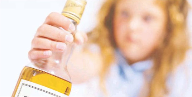 Young drinkers: Alcohol has put children in hospital.