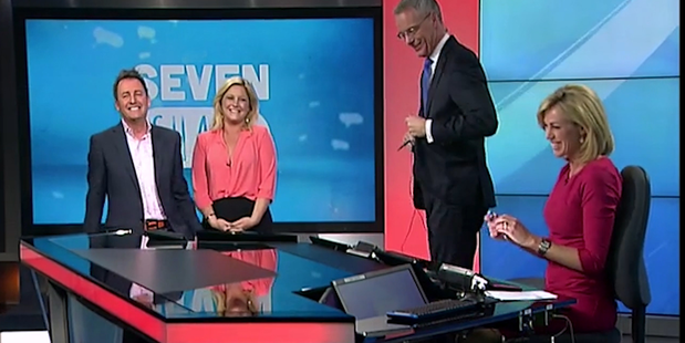 Simon Dallow removed his microphone and walked off set.