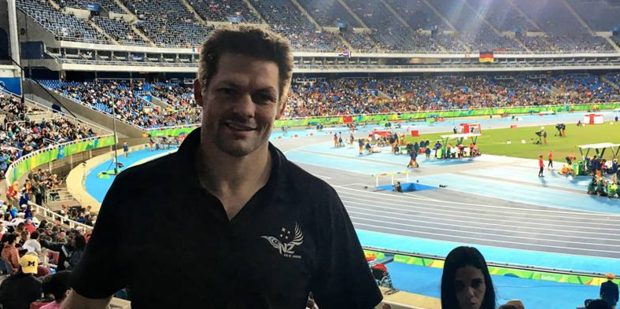 Richie McCaw has posted a photo to Facebook from the Rio 2016 Olympics. Photo/ Facebook.