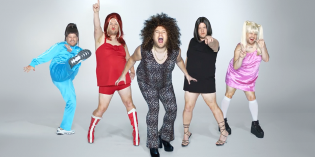 James Corden stars in Apple Music's new ad. Photo / Youtube
