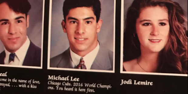 Man predicts Cubs winning 2016 World Series in 23-year-old yearbook