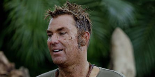 His worst fear? Warne who is reportedly terrified of snakes was bitten on the head by an anaconda. Photo / Twitter