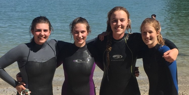 Left to right - Echlihn Campbell, Priya Schelling, Daisy-Bea Scrase, Bekah Christie. Photo /Supplied
