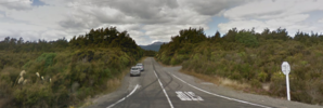 Police spent today searching dense bush between Tree Trunk Gorge Rd and the Pillars of Hercules. Photo/Google Streetview