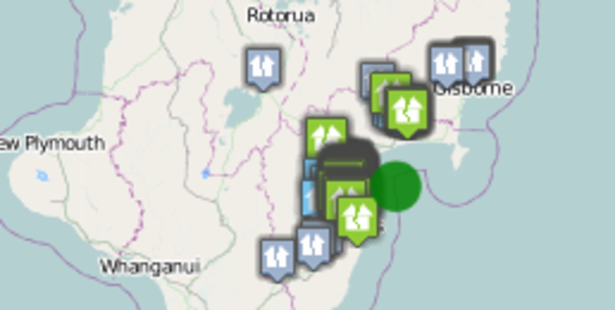 A moderate strength tremor has rocked the North Island this morning. Photo / via Geonet