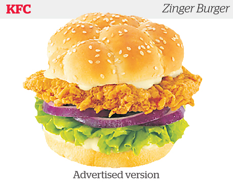 KFC Advertised