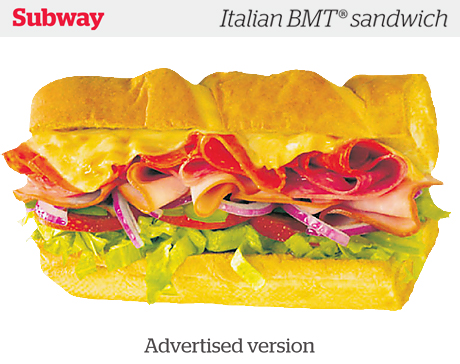 Subway Advertised