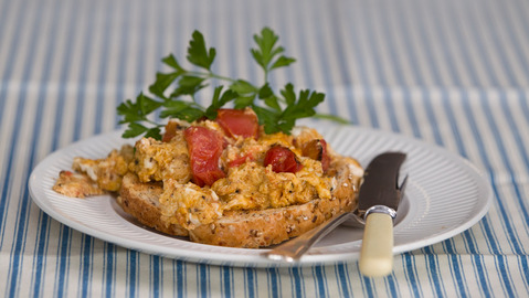 recipe: masala scrambled eggs