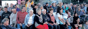 Several hundred people attended the opening of Horotutu/Our Place last year. Photograph by Peter de Graaf