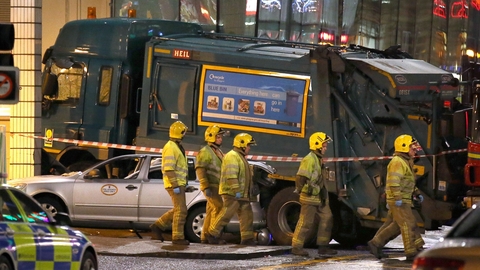 prayers, flowers for victims of out-of-control rubbish truck in