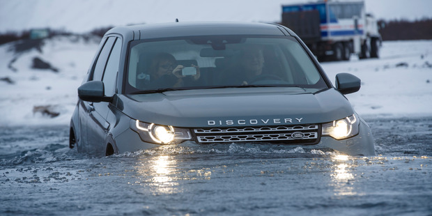 the land rover discovery sport was launched in iceland last