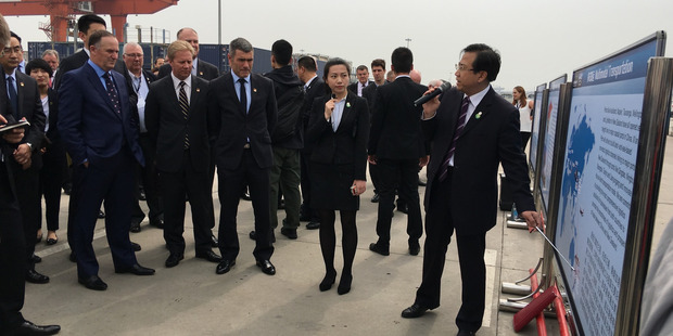 The New Zealand delegation in Xian.