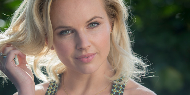 Actress Kimberley Crossman. Photo / Greg Bowker
