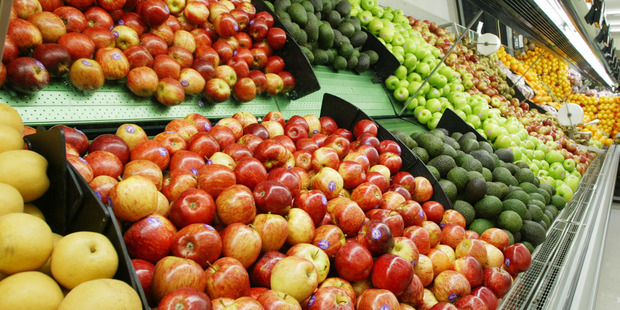 Richmond supermarket Fresh Choice has replaced chocolate bars, lollies and fizzy drinks for fresh fruit and water in a bid to reduce sugar consumption. Photo / Bay of Plenty Times