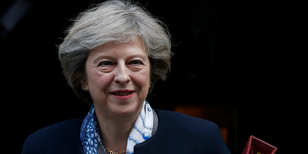 Theresa May's determination to curb immigration could cost Britain its tariff-free access to the EU single market of 450 million people, damaging the economy. Photo / AP