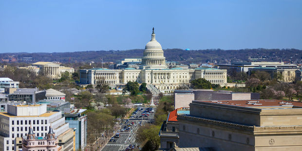 Fancy a job in Washington DC? There's about 9,000 going. Photo / 123rf