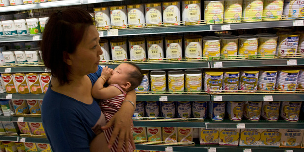 The software had earlier this year detected fraudulent activity around a batch of infant formula purporting to be from Australia that was destined for the Chinese market. Photo / AP