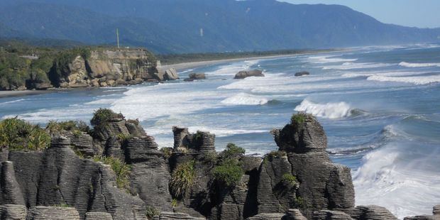 Pancake rocks on the West Coast of the South Island. Photo / Supplied