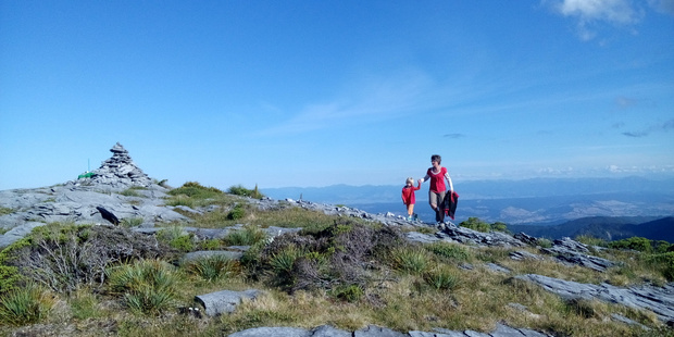 Mt Arthur, near Nelson, offers easy tramping tracks and spectacular views. 