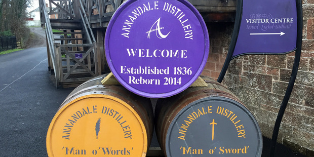 Annandale is making two whiskies, one named after a poet and one after a warrior. Photo / Rodney Jefferson