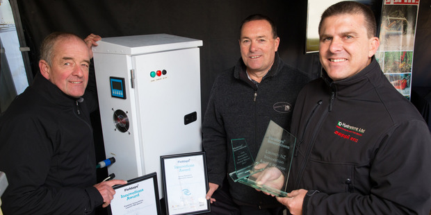 Hydratorq walked away with the Launch NZ Innovation Award and the Locus Research Innovation Award in the 2017 Fieldays Innovation Awards. Photo/Stephen Barker/Barker Photography.