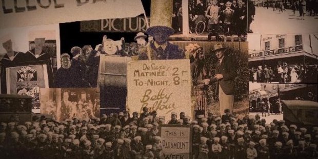 A still from Nick's 30 second film on the Kings Theatre centenary.