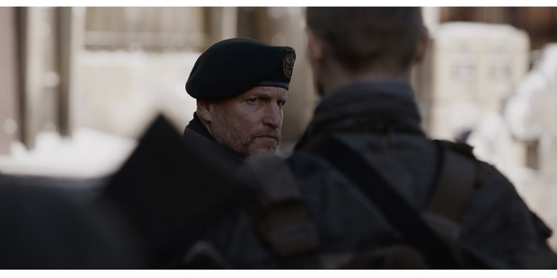 Woody Harrelson as the Colonel in War for the Planet of the Apes.