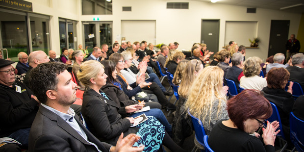 ATTENDANCE: Part of an audience at a business briefing in Paraparaumu.Photo: Joanna Piatek