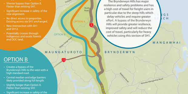 NZTA wants feedback on the future of SH1 between Whangarei and Te Hana, including possibly bypassing the Brynderwyn Hills, above.