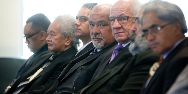 Waikato DHB chief executive Dr Nigel Murray (looking at camera) and board chairman Bob Simcock (right), have been criticised in a letter to the Ministry of Health. Photo / File.