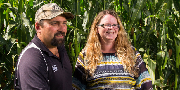 Okaihau Pastoral Ltd managers Joe and Jenima Foster.